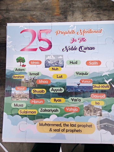 JIGSAW PUZZLES - 25 PROPHETS MENTIONED..